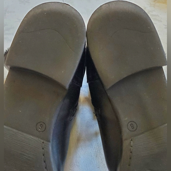 Fabianelli Black Leather Zip Boots Decor Buckle Made in Italy Women's Size 8 - Picture 13 of 13